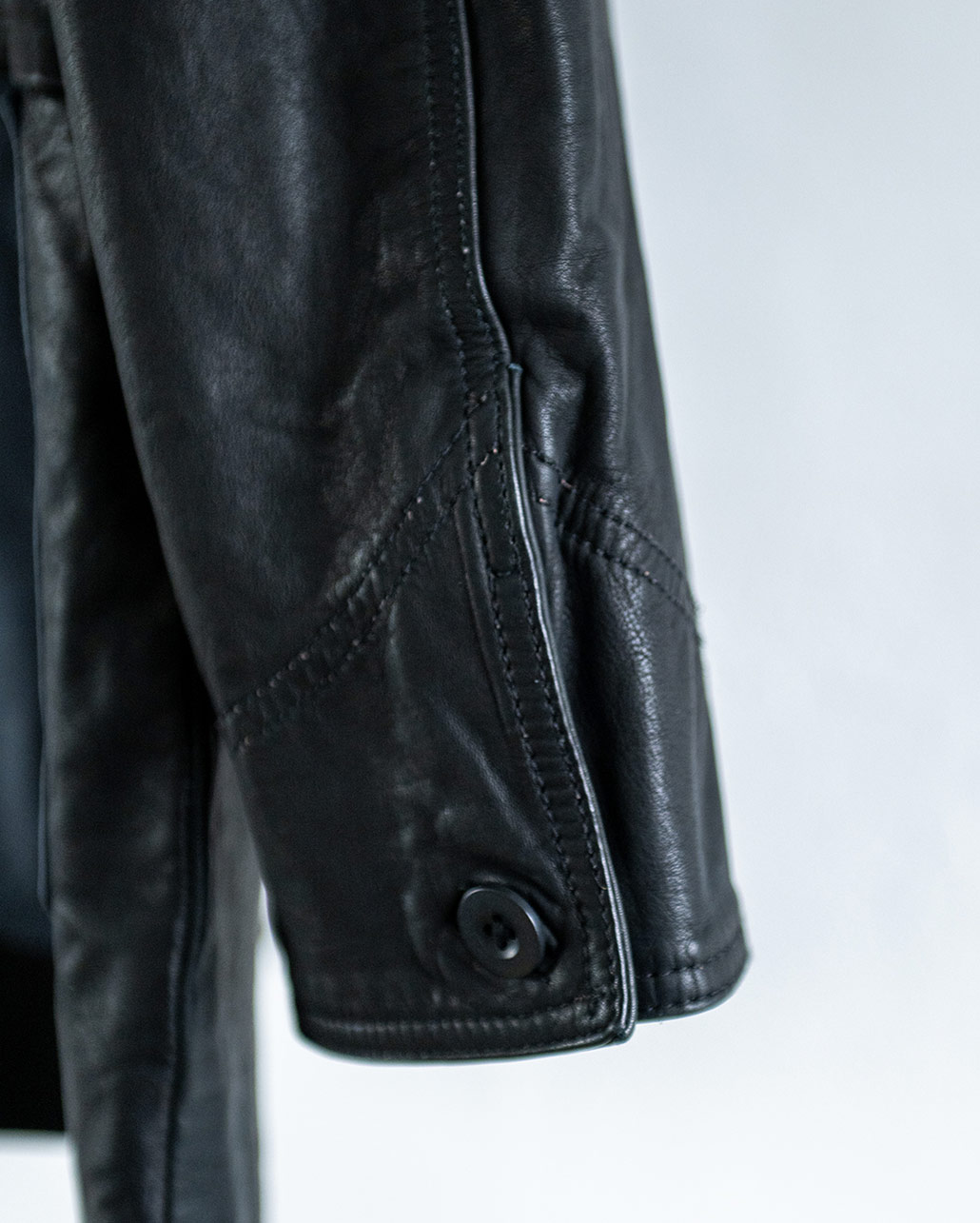 INDIGO SWITCH LEATHER COVERALL　シルエット | BLUE BLUE | ブルーブルー