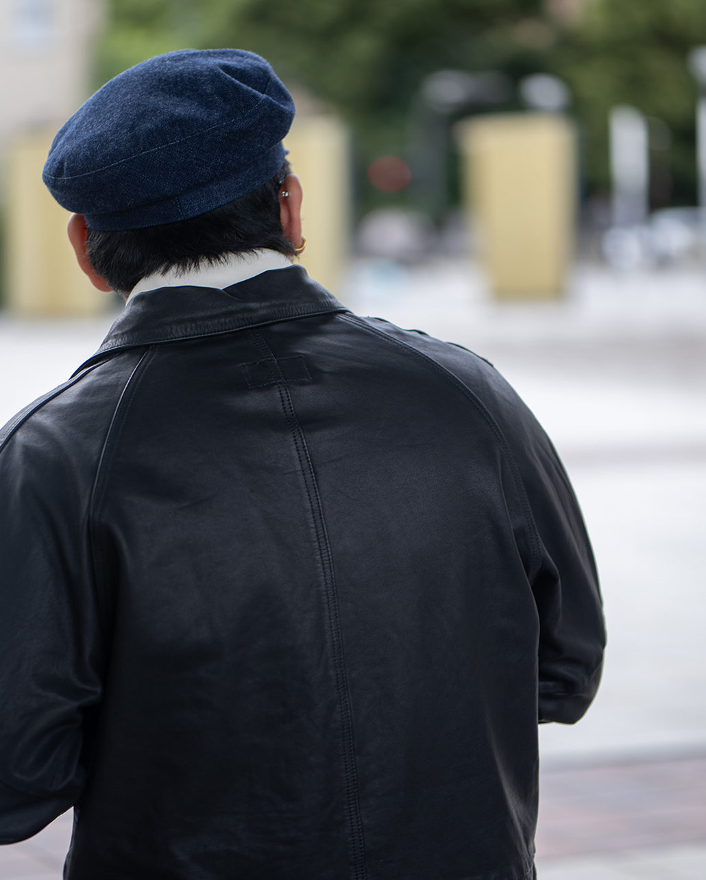 INDIGO SWITCH LEATHER COVERALL　マテリアル | BLUE BLUE | ブルーブルー