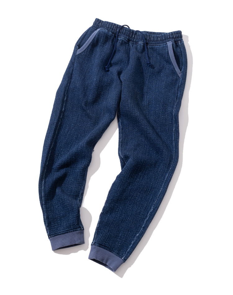 フロージャカードデニム トラックパンツ | BLUE BLUE | ブルーブルー