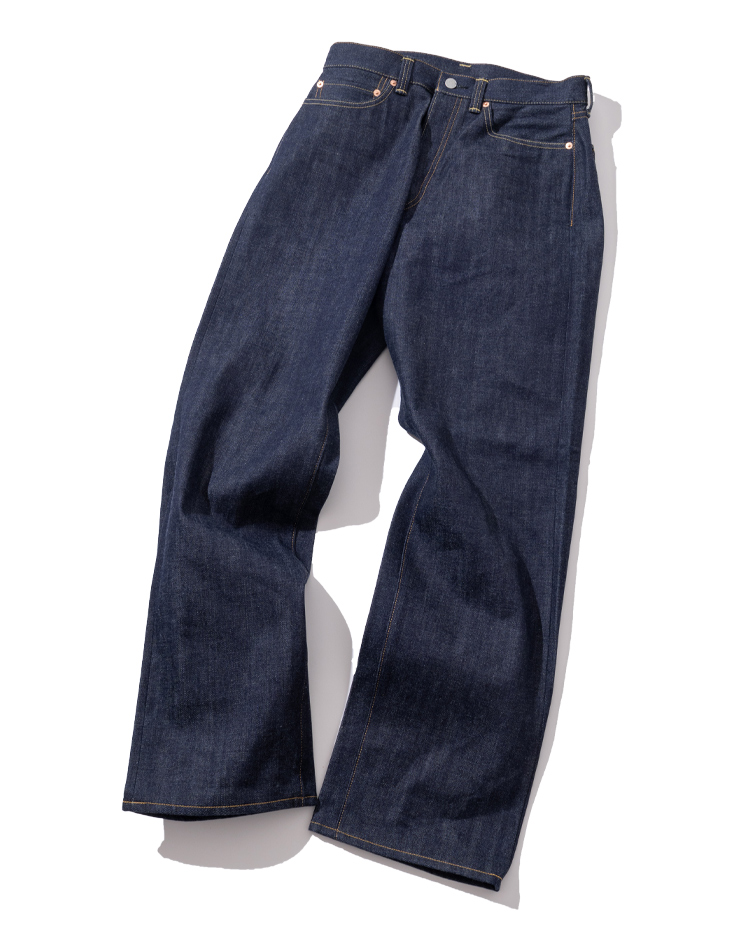 スーピマセルビッチ デニムバギージーンズ | BLUE BLUE | ブルーブルー