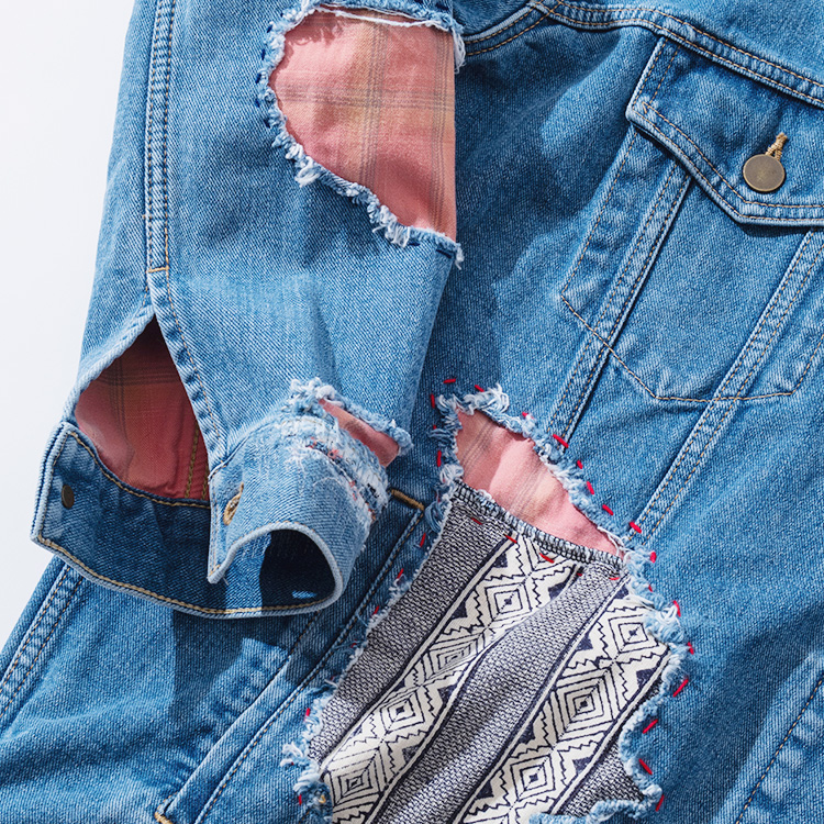 ウォーンアウトデニム トラッカージャケット