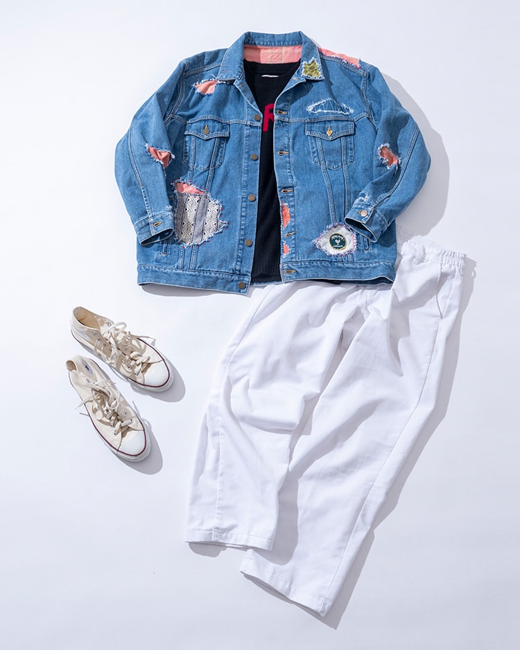 ウォーンアウトデニム トラッカージャケット