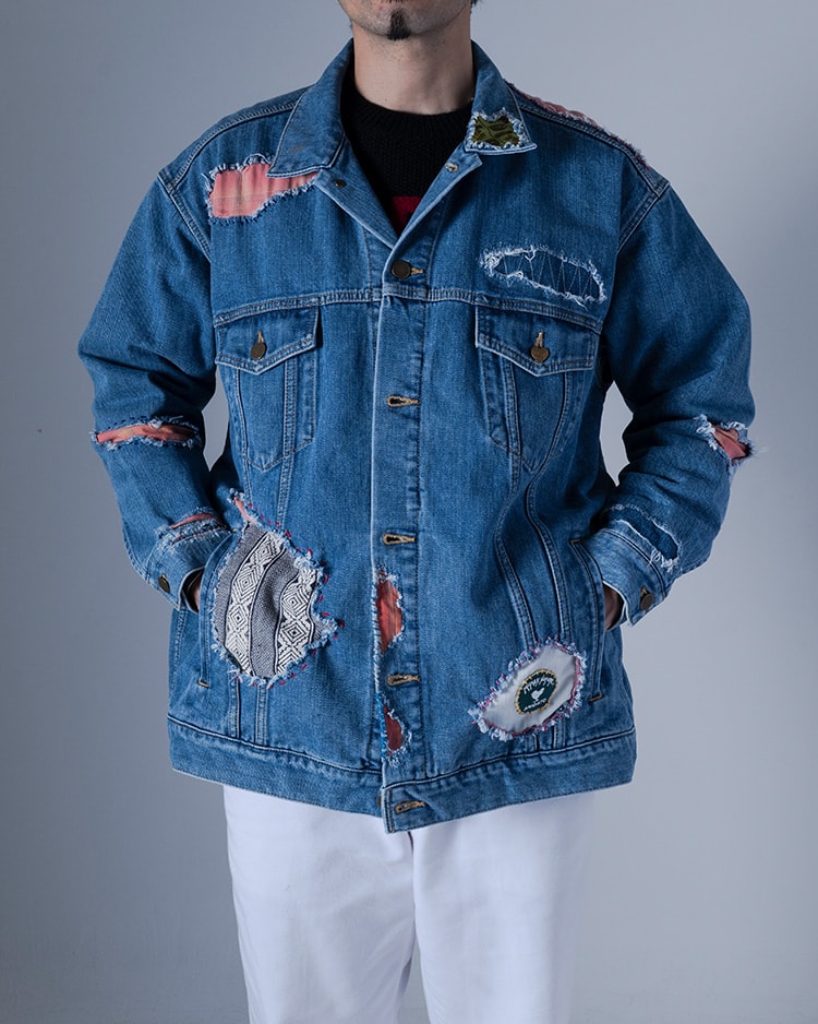 ウォーンアウトデニム トラッカージャケット