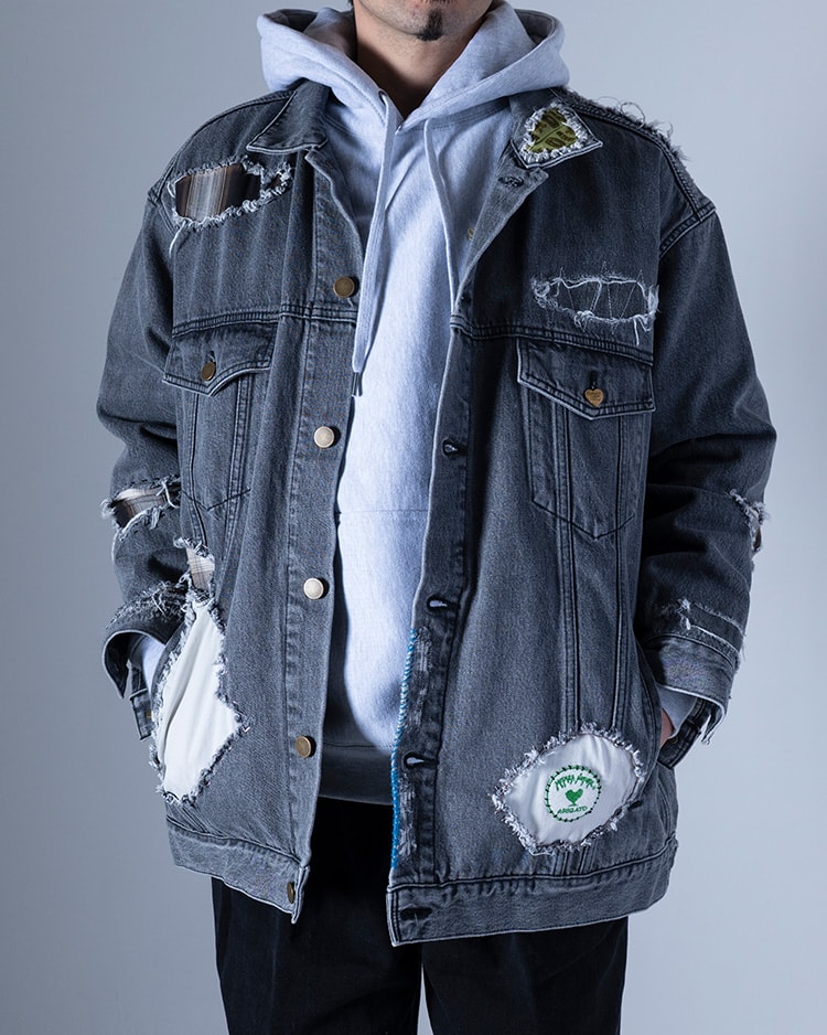 ウォーンアウトデニム トラッカージャケット