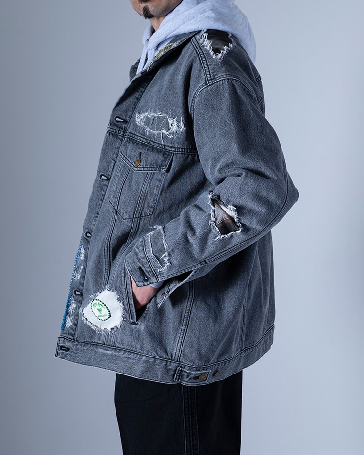 ウォーンアウトデニム トラッカージャケット