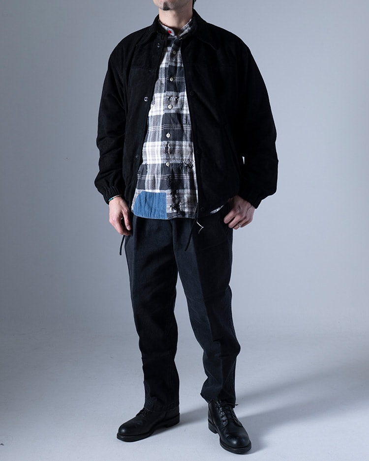 WORN OUT REMAKE ネルチェックシャツ