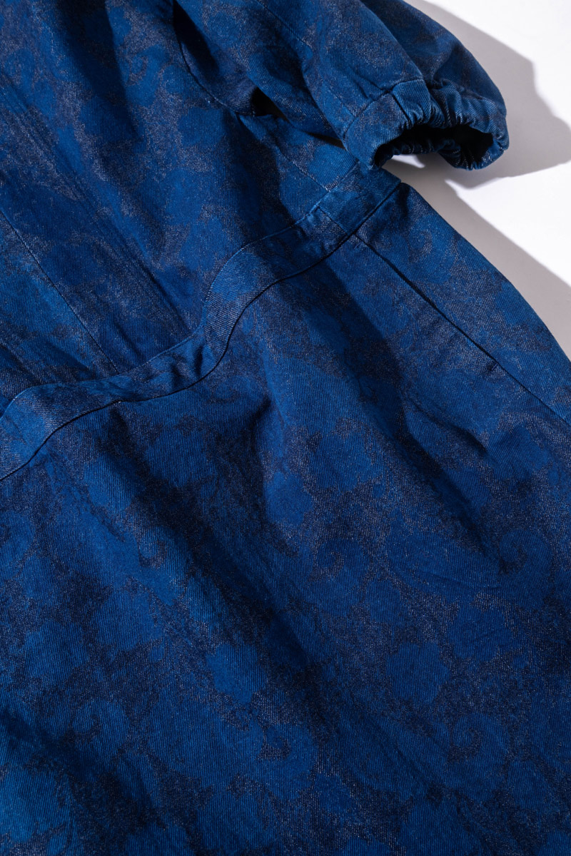 チャクバツデニム ツジガハナ プルワンピース