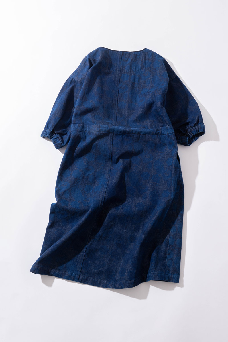 チャクバツデニム ツジガハナ プルワンピース