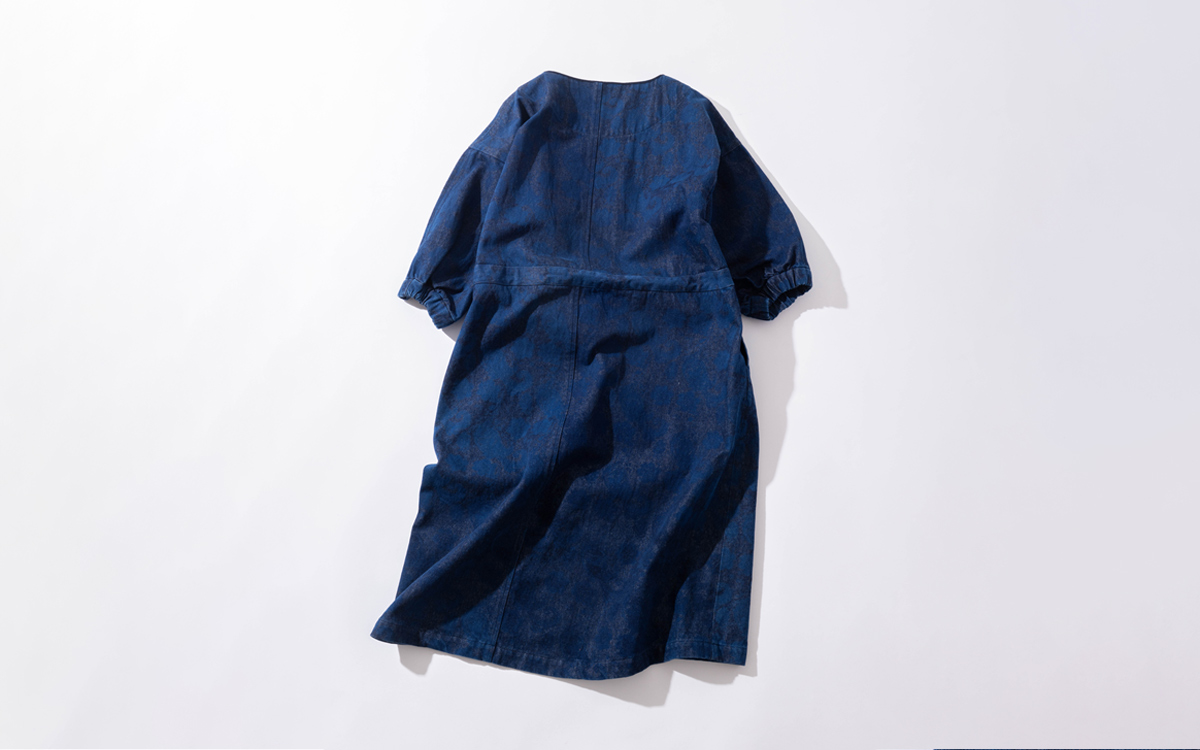 チャクバツデニム ツジガハナ プルワンピース