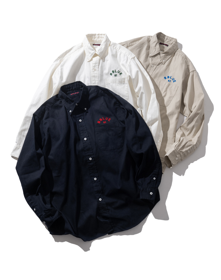 インディゴバックサテン アーミーシャツ | BLUE BLUE | ブルーブルー