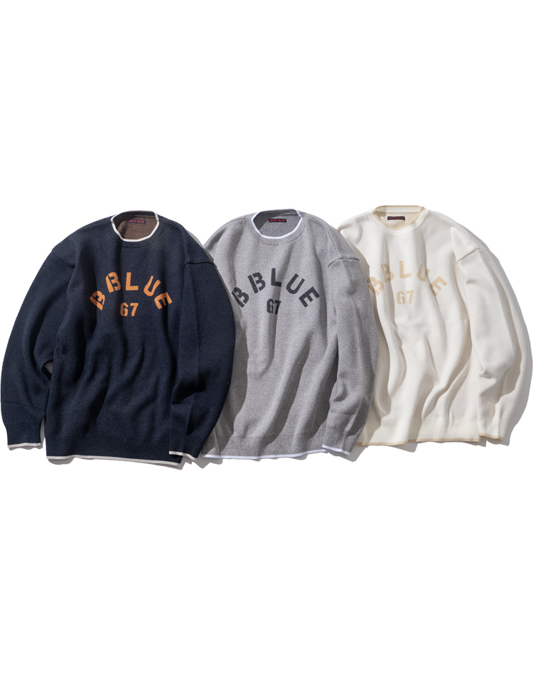 インディゴダイ メランジ ジップアップパーカー | BLUE BLUE | ブルーブルー