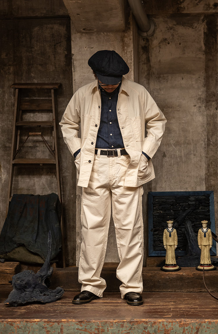 VINTAGE TWILL | BLUE BLUE | ブルーブルー