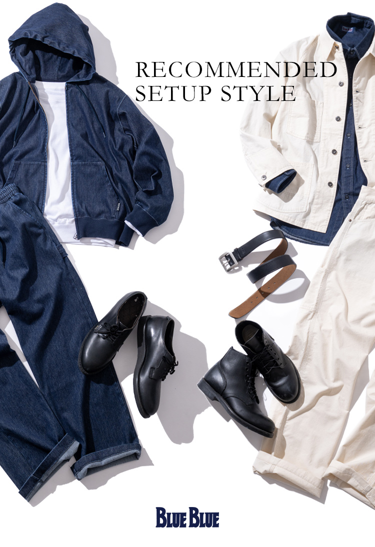 春のセットアップスタイリング | BLUE BLUE | ブルーブルー