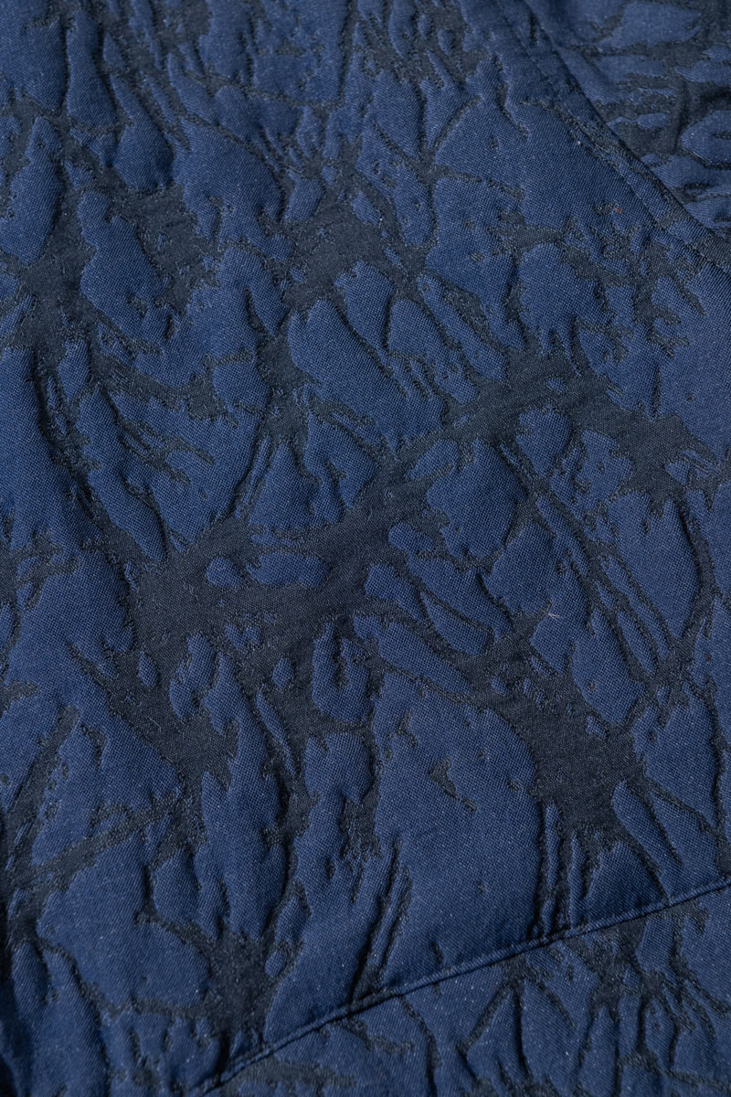 ガラスジャカード ジップアップジャケット