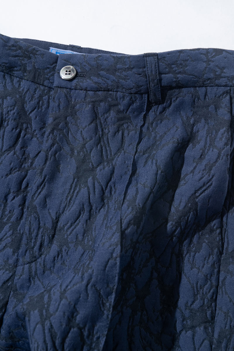 ガラスジャカード トラウザーズ