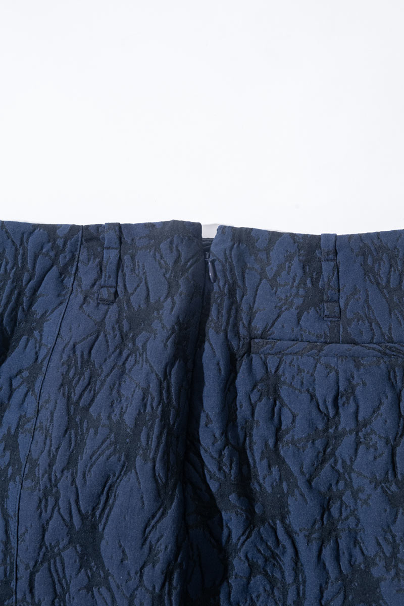 ガラスジャカード タックスカート