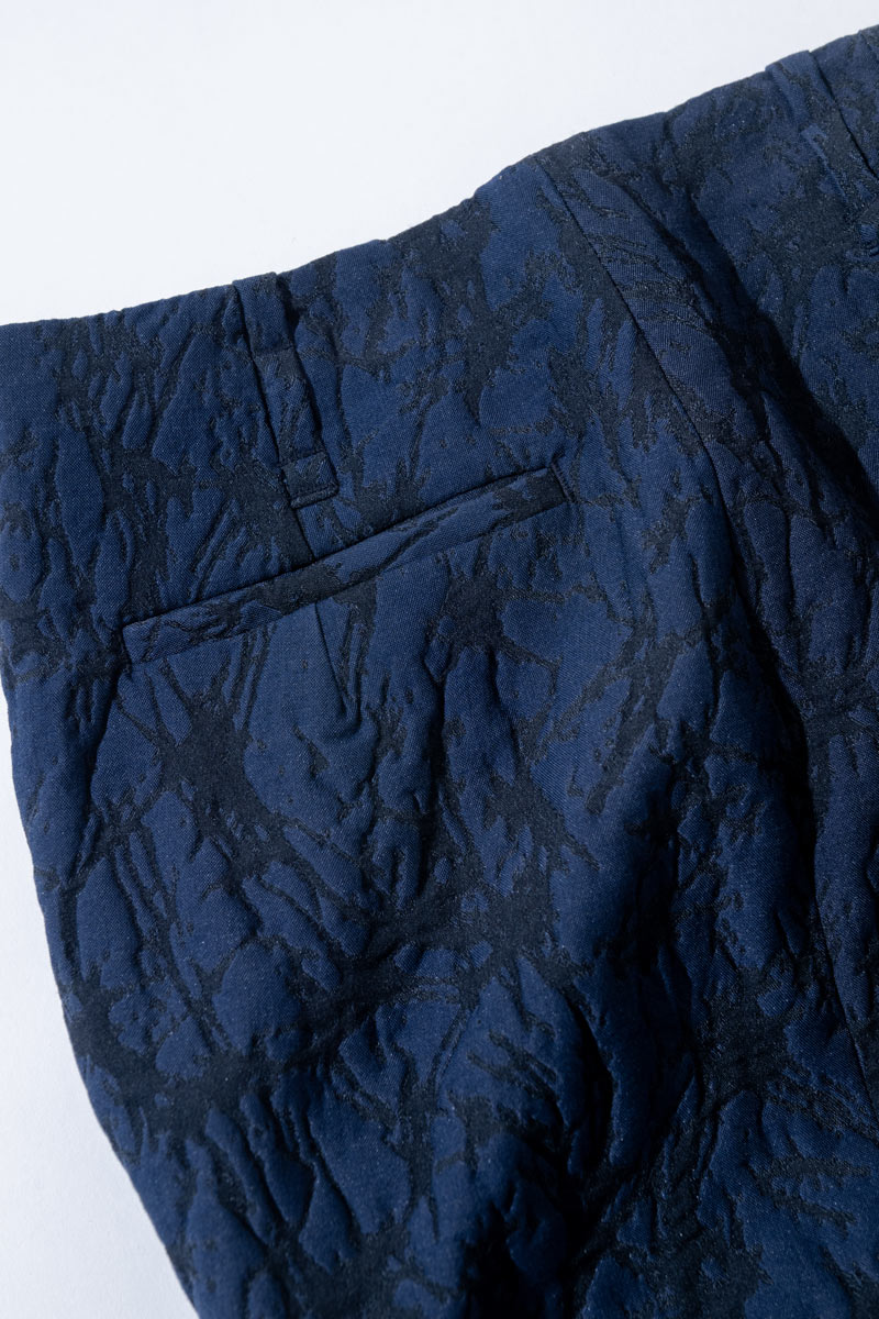 ガラスジャカード タックスカート