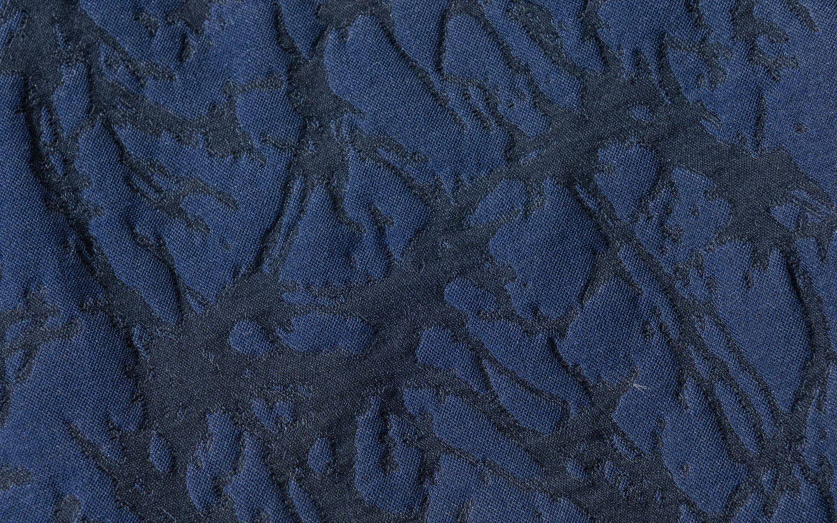 ガラスジャカード ジップアップジャケット