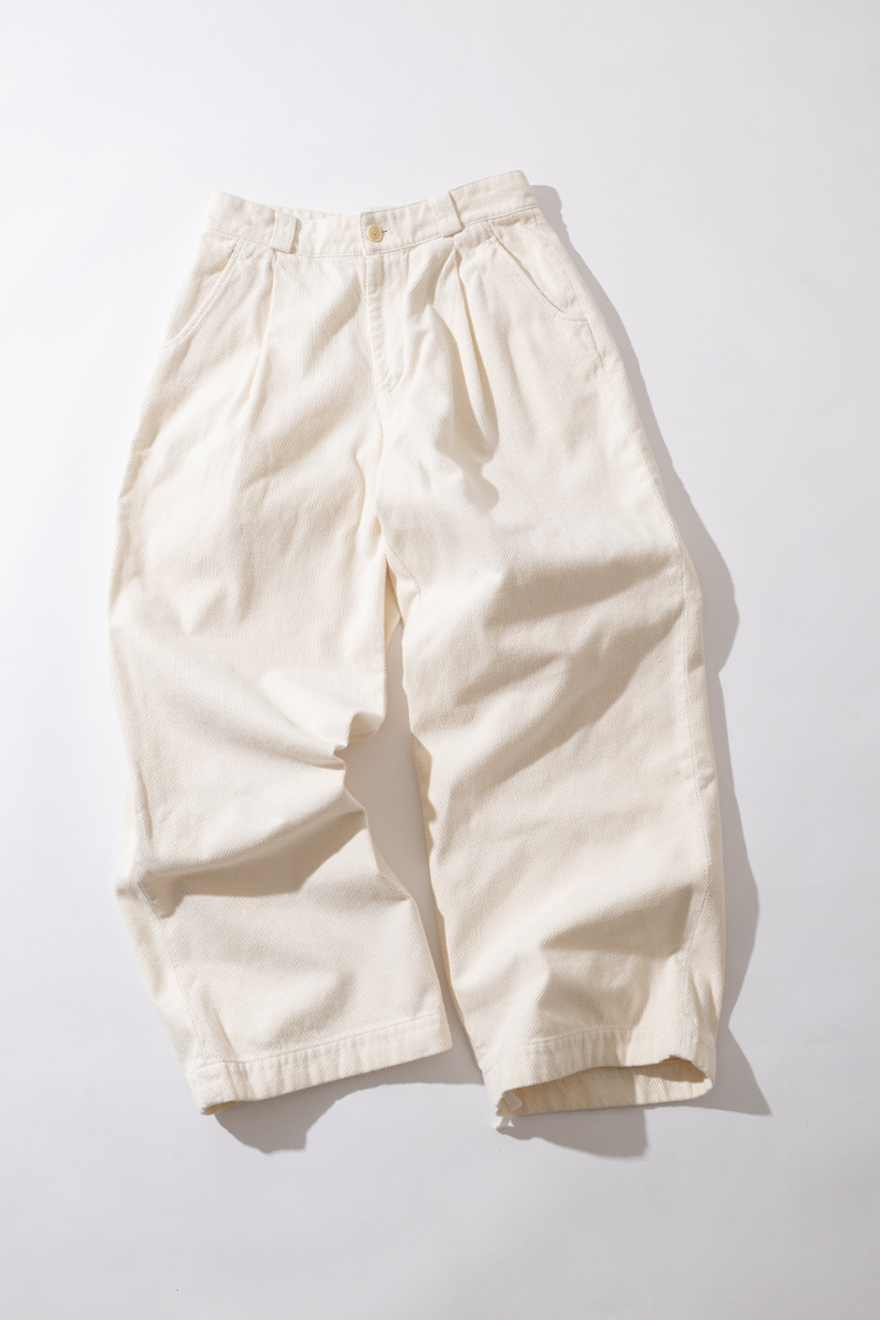 コツブサシコ タックワイドパンツ