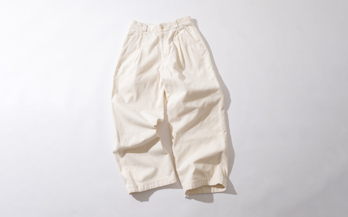 コツブサシコ タックワイドパンツ