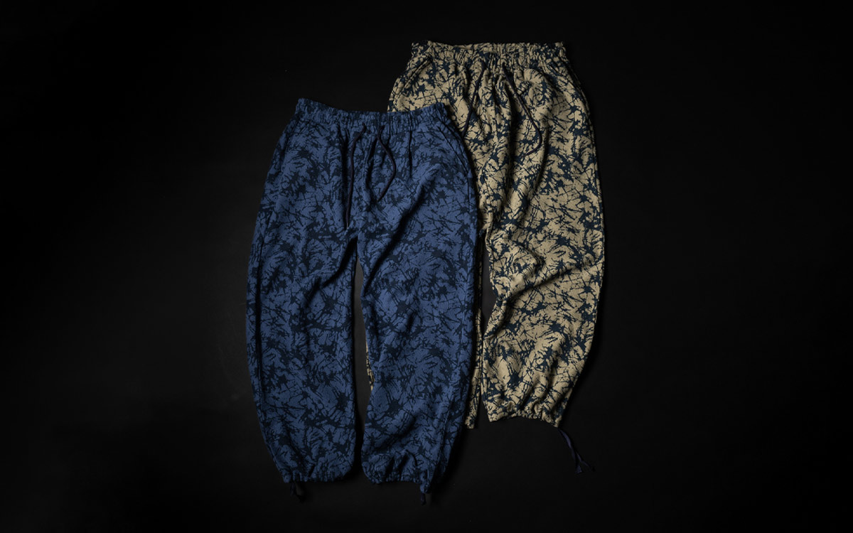ウラケプリントイージーパンツ