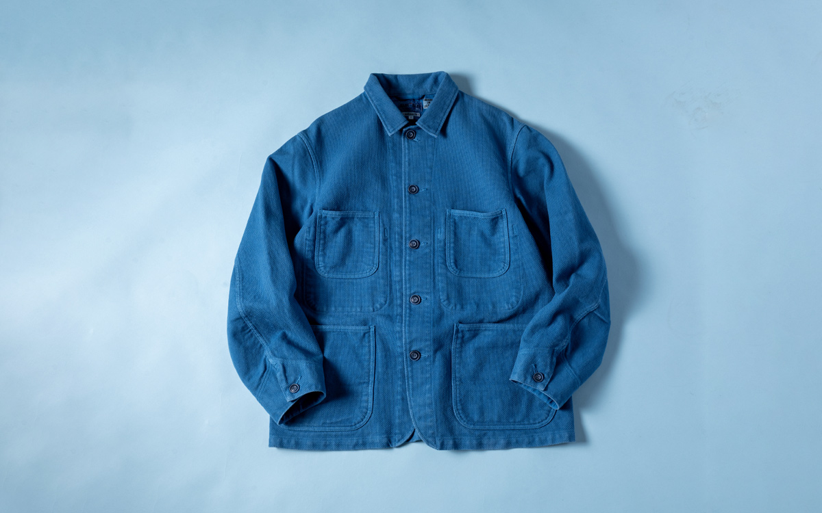 ブルーインディコサシコ カバーオール