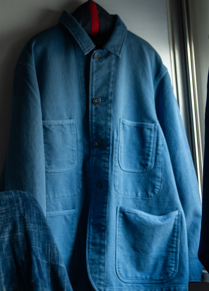 ブルーインディコサシコ カバーオール