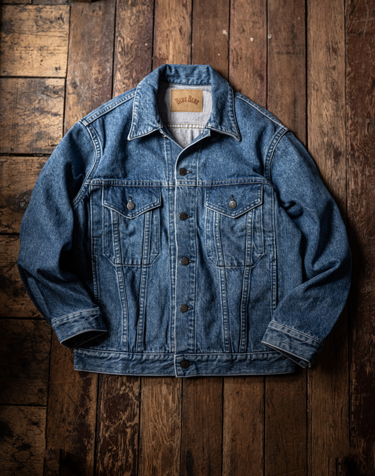 セルビッチデニム 3rdタイプ フェード トラッカージャケット | BLUE BLUE | ブルーブルー