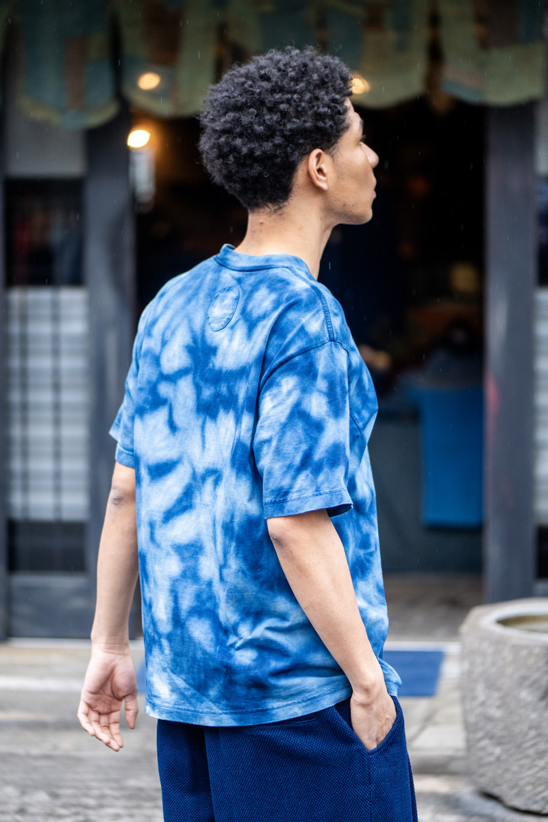 オーガニックコットン テシボリ バッセン ショートスリーブＴシャツ