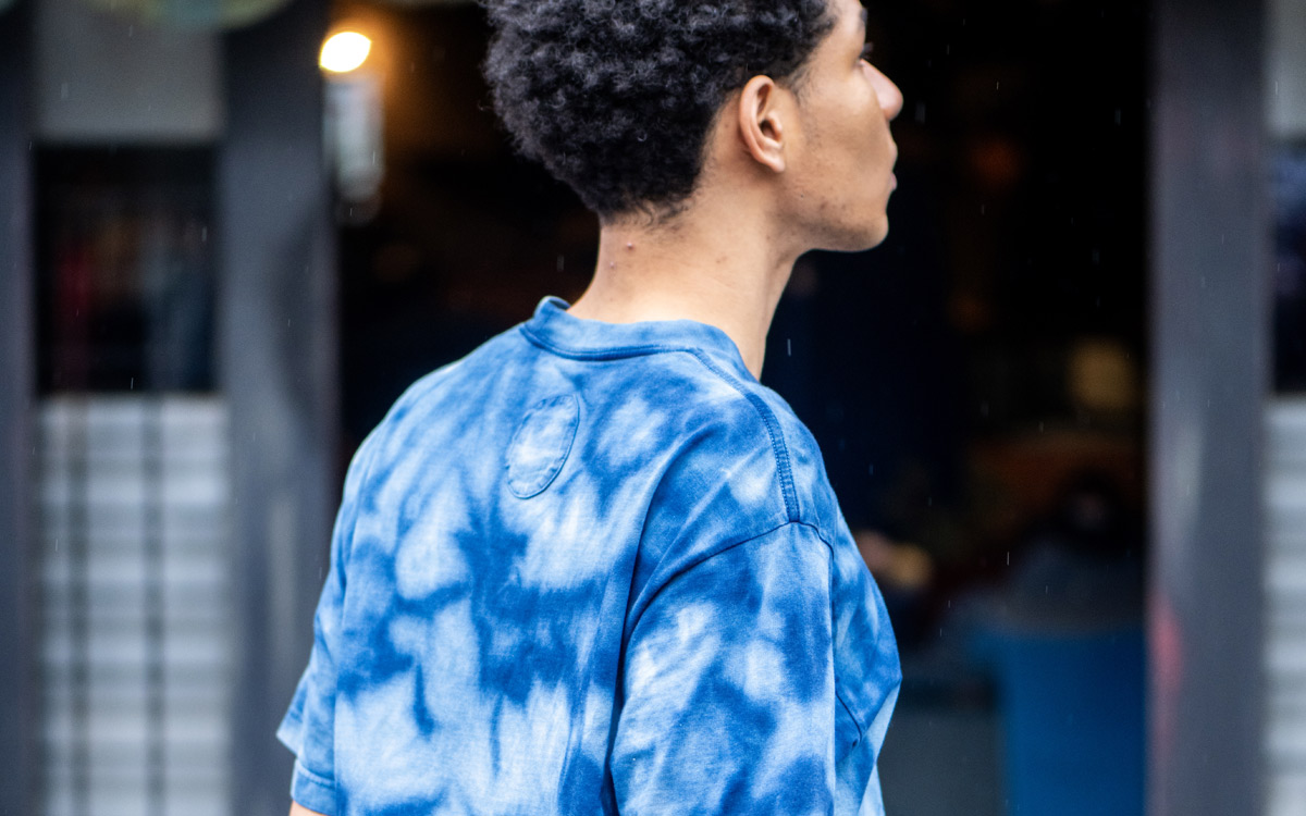 オーガニックコットン テシボリ バッセン ショートスリーブＴシャツ