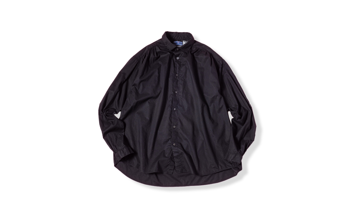 キョウクロゾメギャザーシャツ