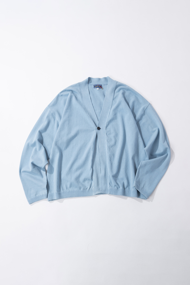 オーガニックカミイトコットン Vネックカーディガン