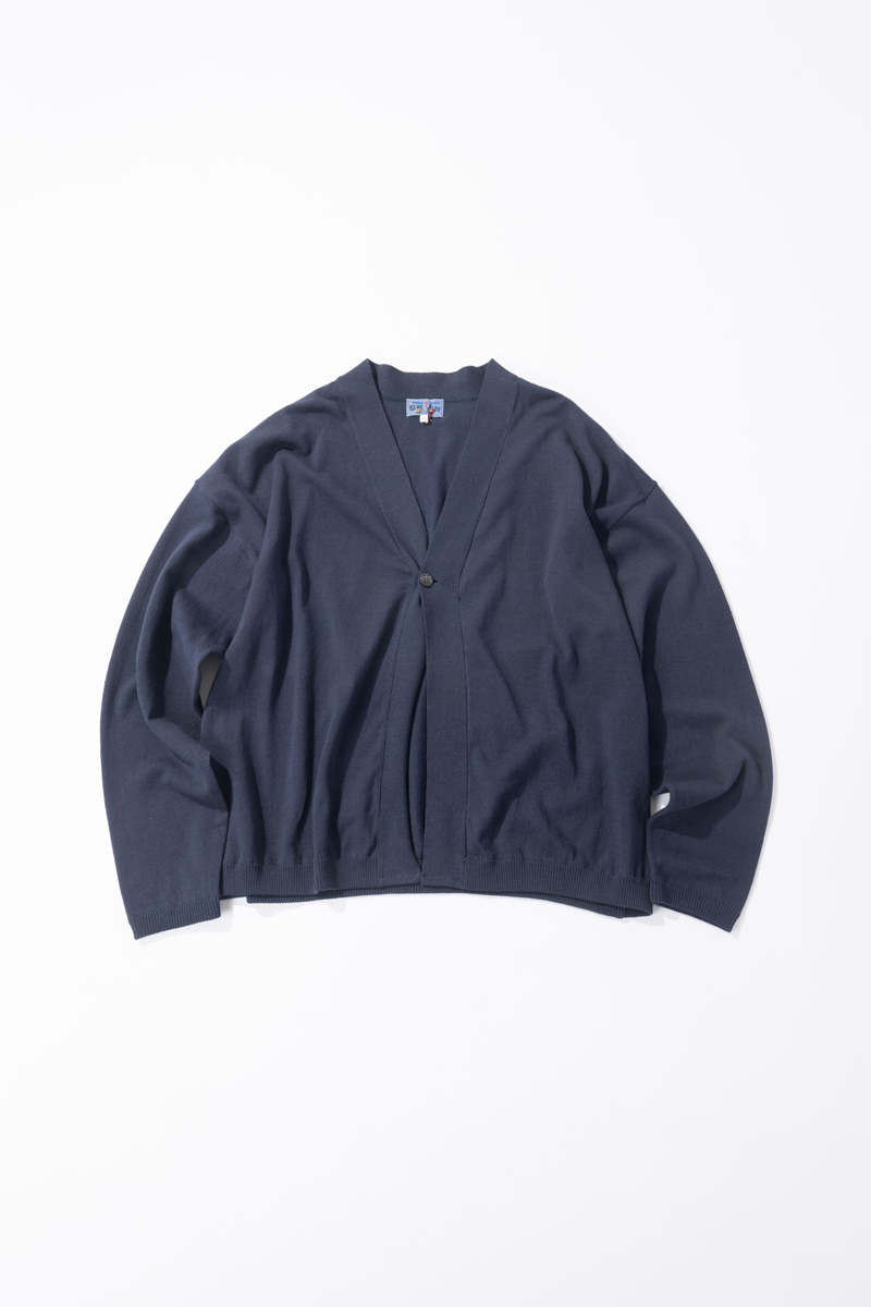 オーガニックカミイトコットン Vネックカーディガン