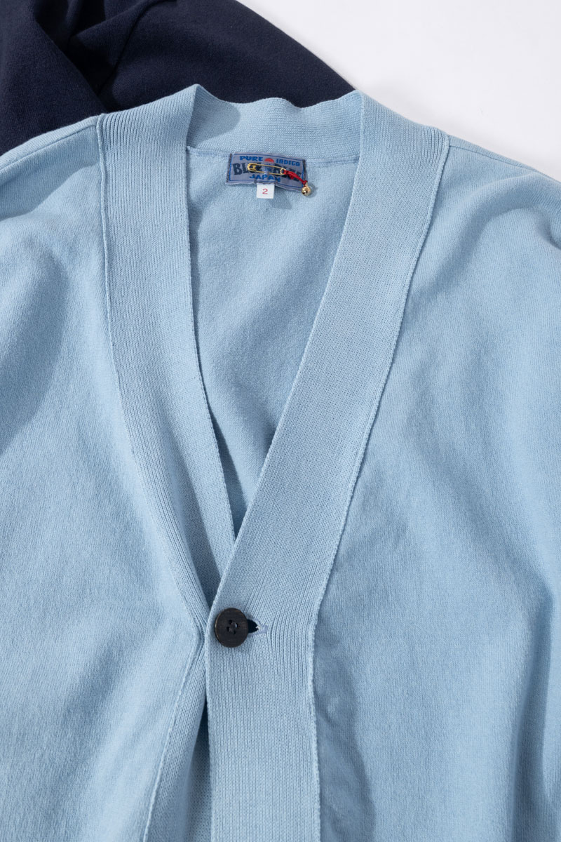 オーガニックカミイトコットン Vネックカーディガン