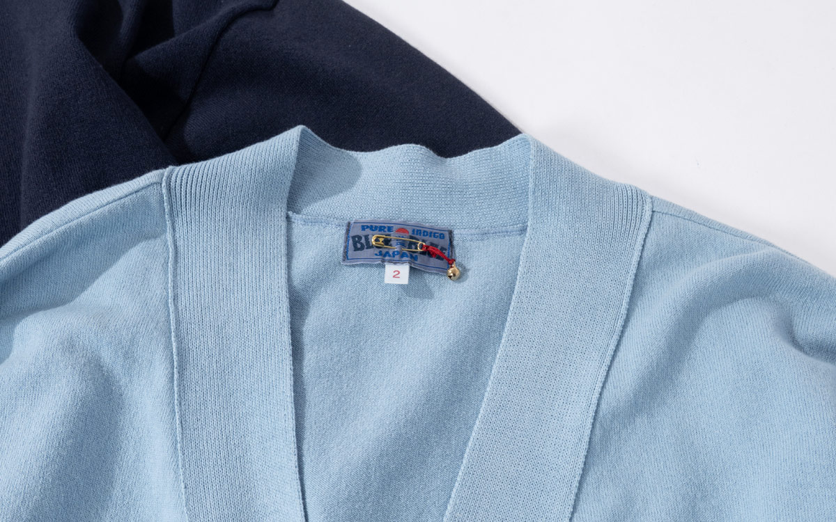 オーガニックカミイトコットン Vネックカーディガン