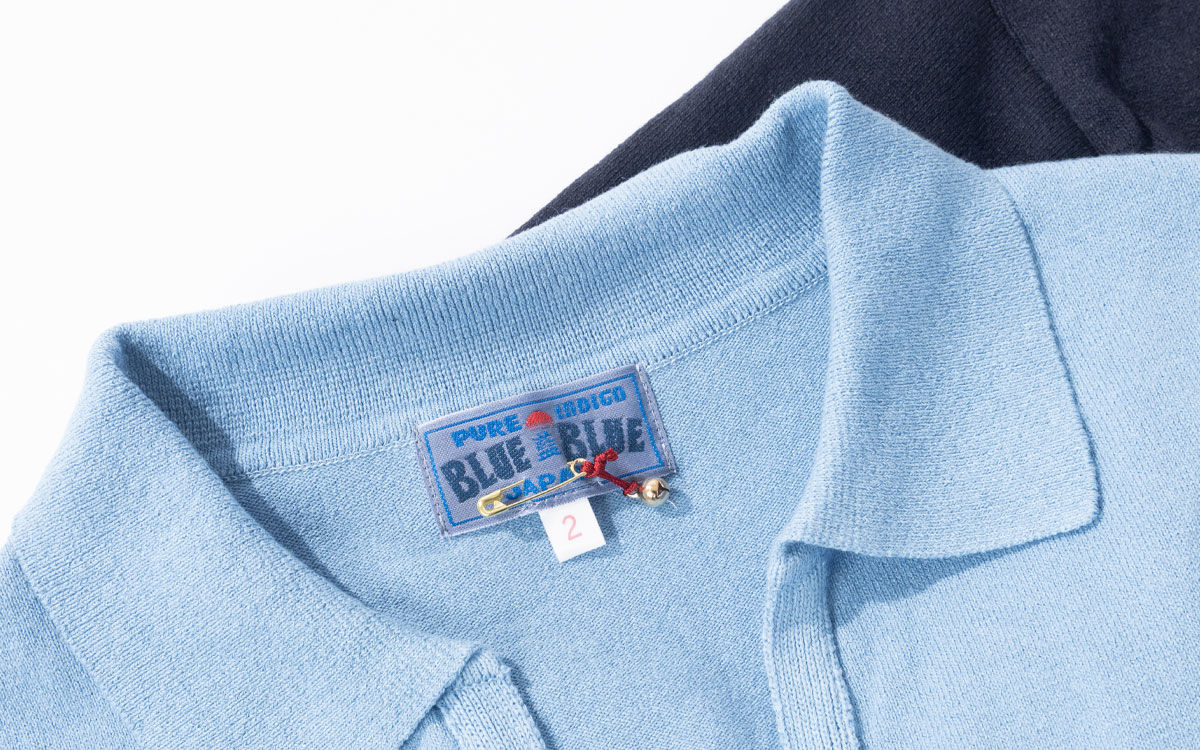 オーガニックカミイトコットン ポロネックプルオーバー