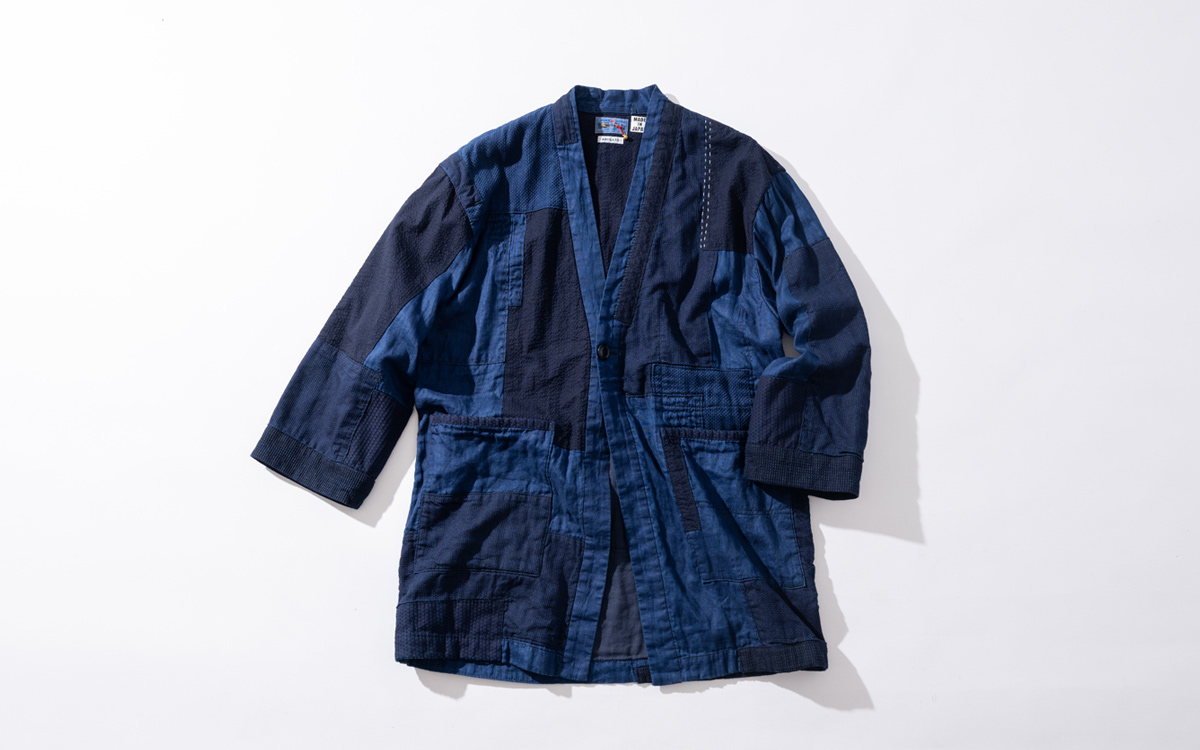 靛藍nenrin patchwork羽織