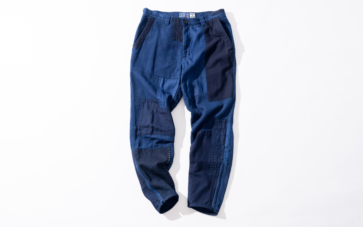 nenrin patchwork farmer pants
