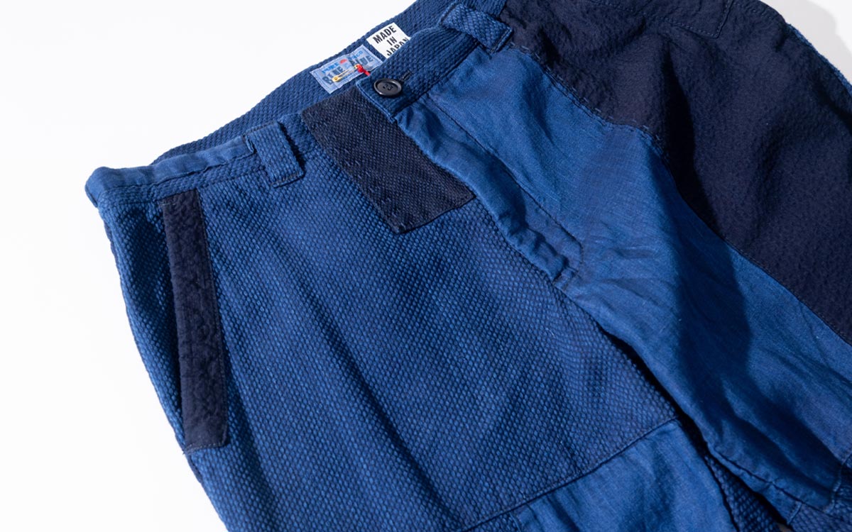 nenrin patchwork farmer pants