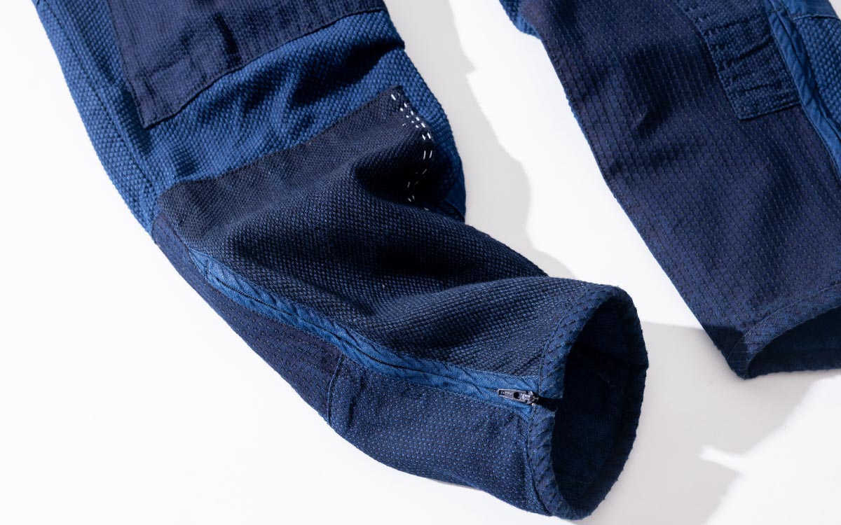 nenrin patchwork farmer pants